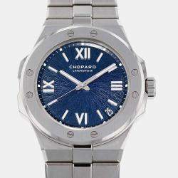 Chopard Blue Stainless Steel Alpine Eagle 298601-3001 Automatic Men's  Wristwatch 36 mm - ShopStyle Jewelry