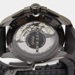 Chopard Black DL Coated Stainless Steel Rubber Mille Miglia GT XL 168459-3022 Men's Wristwatch 44 mm