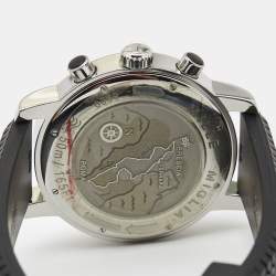 Chopard Silver Stainless Steel Rubber MIlle Miglia 8920 Men's Wristwatch 40 mm