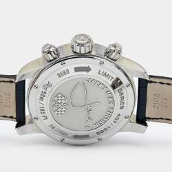 Chopard Silver Stainless Steel Alligator Mille Miglia Jacky Ickx Limited Edition 168998-3002 Men's Wristwatch 42 mm