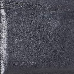 Pre Owned Dior Black Leather Long Wallet