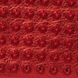 Christian Louboutin Red Spike Leather Paros Wallet