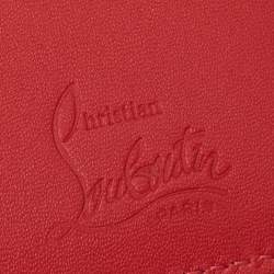 Christian Louboutin Red Spike Leather Paros Wallet