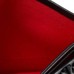 Christian Louboutin Black Leather Kios Spiked Card Holder