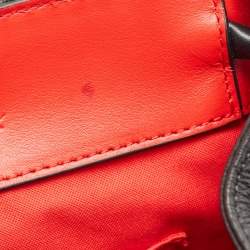 Christian Louboutin Black/Red Leather and Rubber Small Explorafunk Backpack