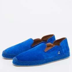 Christian Louboutin Blue Suede Espadon Espadrilles Size 42 