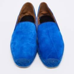 Christian Louboutin Blue Suede Espadon Espadrilles Size 42 