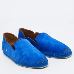 Christian Louboutin Blue Suede Espadon Espadrilles Size 42 