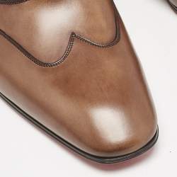 Christian Louboutin Brown Leather My Amor W Oxfords Size 42