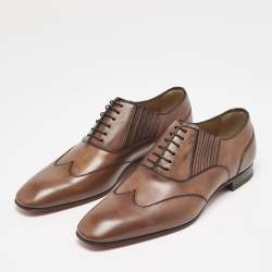 Christian Louboutin Brown Leather My Amor W Oxfords Size 42