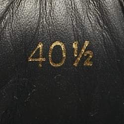 مملوكة مسبقًا حذاء رياضي كريستيان لوبوتان رانتلواو شبكي وجلد أسود مقاس 40.5