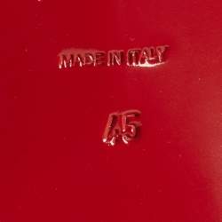 مملوكة مسبقًا حذاء أكسفورد كريستيان لوبوتان جلد بني مقاس 45