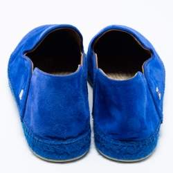 Christian Louboutin Blue Suede Espadon Espadrilles Loafers Size 42