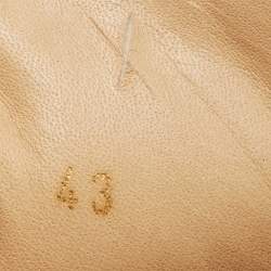 Pre Owned Christian Louboutin Black/Blue Suede, Velvet and Patent Leather Louis on Fire Fireworks High-Top Sneakers Size 43