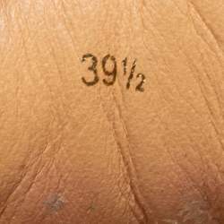 Pre Owned Christian Louboutin Green Suede Louis Spike Sneakers Size 39.5