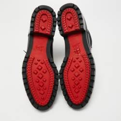 Christian Louboutin Black Leather Trapman Boots Size 43 