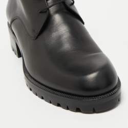 Christian Louboutin Black Leather Trapman Boots Size 43 