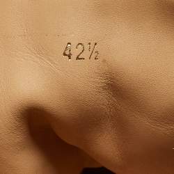 مملوكة مسبقًا Christian Louboutin Multicolor Woven Leather Buckle Detail High Top Sneakers Size 42.5