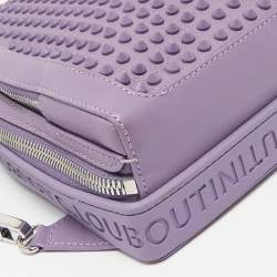Christian Louboutin Lavender Leather and Rubber Loubifunk Backpack