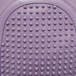 Christian Louboutin Lavender Leather and Rubber Loubifunk Backpack