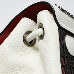 Christian Louboutin White Leather Explorafunk Backpack
