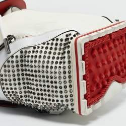 Christian Louboutin White Leather Explorafunk Backpack