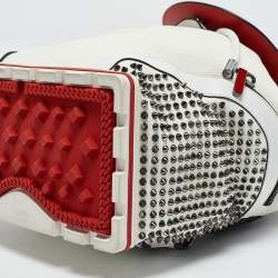 Christian Louboutin White Leather Explorafunk Backpack
