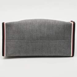 Christian Louboutin Grey Canvas Large Nastroloubi Tote
