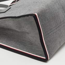 Christian Louboutin Grey Canvas Large Nastroloubi Tote