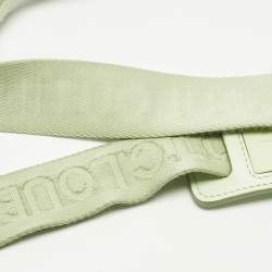 Pre Owned Christian Louboutin Mint Green Leather Ruisbuddy Crossbody Bag