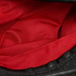 مملوكة مسبقًا Christian Louboutin Crest Logo Patch Black/Grey Fabric and Mix Leather Tote