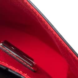 مملوكة مسبقًا Christian Louboutin Black Leather Studded Benech Reporter Crossbody Bag