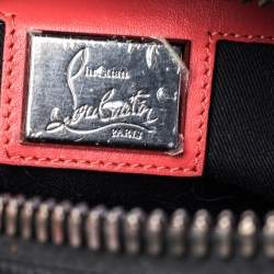 Christian Louboutin Black Nubuck and Leather Bagdamon Duffle Bag