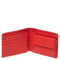 Pre Owned Christian Louboutin Multicolor Printed Leather Coolcoin Bifold Wallet