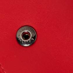 Pre Owned Christian Louboutin Multicolor Printed Leather Coolcoin Bifold Wallet