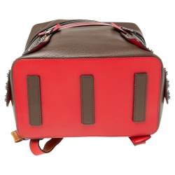Christian Louboutin Multicolor Leather Spiked Apoloubi Backpack