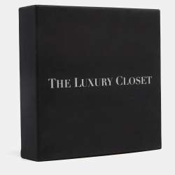 Pre Owned Christian Louboutin Black Leather Studded Kios Card Holder