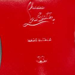 Pre Owned Christian Louboutin Brown Leather Loafers & Moccasins 39