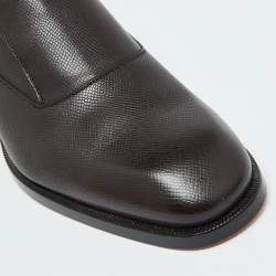 Pre Owned Christian Louboutin Brown Leather Loafers & Moccasins 39