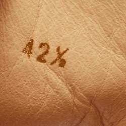 Pre Owned Christian Louboutin Red Suede Louis Spikes Lace Up Sneakers Size 42.5