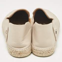 Christian Louboutin Beige Camouflage Canvas and Leather Espadon Espadrilles Size 42