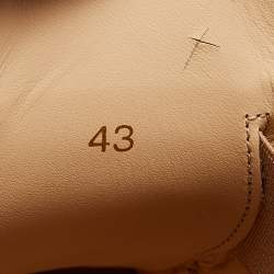 Pre Owned Christian Louboutin Black Leather Fique A Vontade Sneakers Size 43