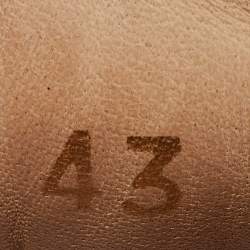 مملوكة مسبقًا Christian Louboutin Multicolor Patent Leather and Velvet Louis Junior Spikes Low Top Sneakers Size 43