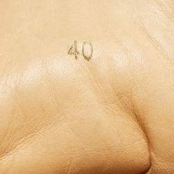 Pre Owned Christian Louboutin Burgundy Suede Louis High Top Sneakers Size 40