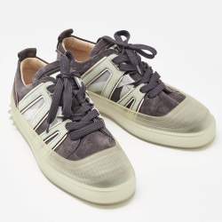 Christian Louboutin Multicolor Suede and Rubber Vida Viva  Sneakers Size 43