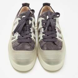 Christian Louboutin Multicolor Suede and Rubber Vida Viva  Sneakers Size 43