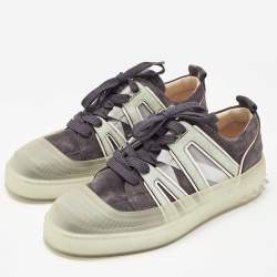 Christian Louboutin Multicolor Suede and Rubber Vida Viva  Sneakers Size 43