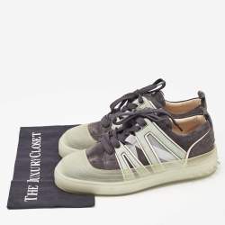 Christian Louboutin Multicolor Suede and Rubber Vida Viva  Sneakers Size 43