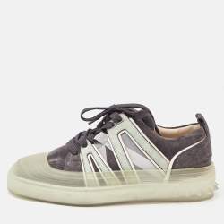 Christian Louboutin Multicolor Suede and Rubber Vida Viva  Sneakers Size 43
