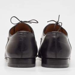 Christian Louboutin Black Leather Greggo Oxfords Size 40.5